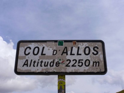 Kikor en altitude au Col d'Allos