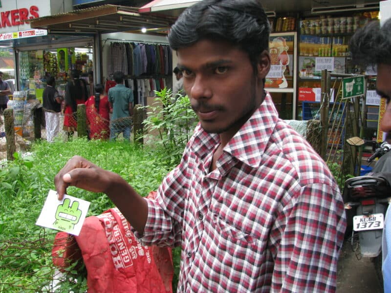 Kikor dans le sud de l'Inde