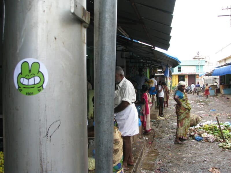 Kikor dans le sud de l'Inde
