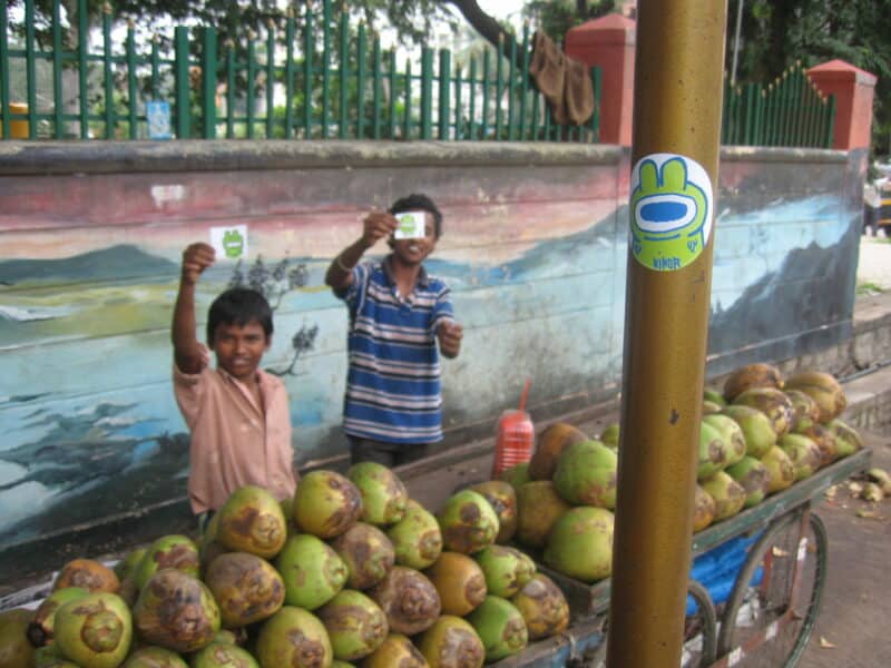 Kikor dans le sud de l'Inde